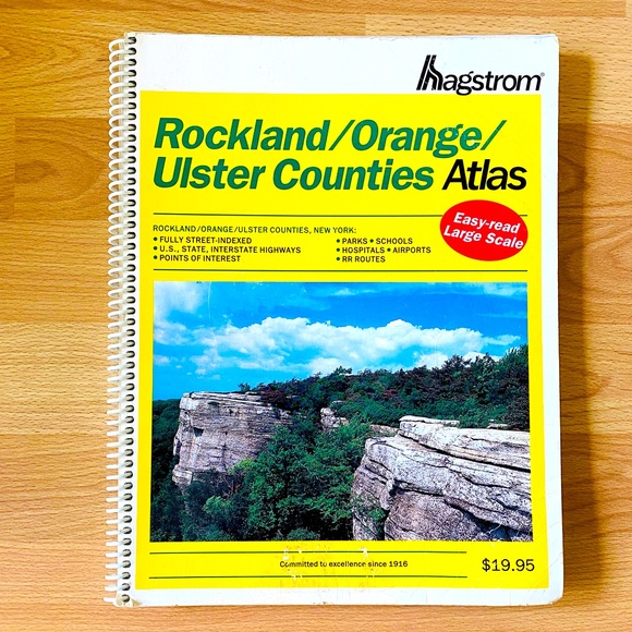 🚗Rare HAGSTROM Map - Picture 1 of 5